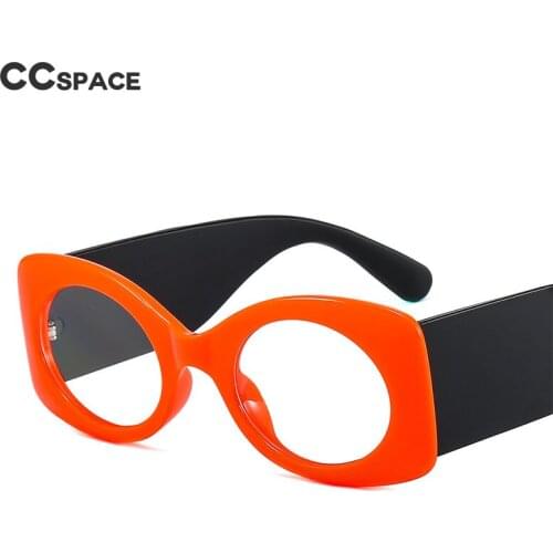 46683 Vintage Brand Glasses Sunglasses Cat Eye Punk Men Women Fashion Wide Leg Eyeglasses