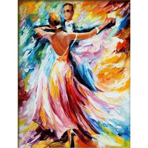 5D DIY Diamond Painting Couple Dancing Crystal Diamond Painting Cross Stitch Lover Painting Needlework Home Decorative