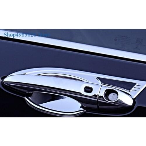 ABS chrome For Jeep Compass 2017 2018 2019 Exterior door handle modified door handle decorative frame door bowl accessories