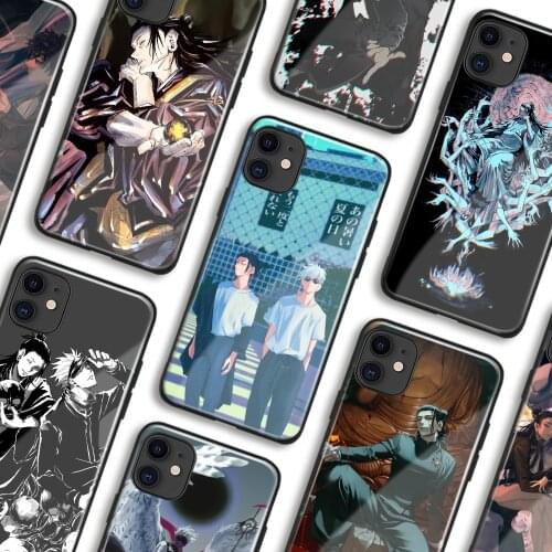 Suguru Geto Satoru Gojo Jujutsu Kaisen Anime Phone Cases For iPhone 11 12 Mini Pro XS Max 6s X XR 6 7 8 Plus SE Soft Glass Cover