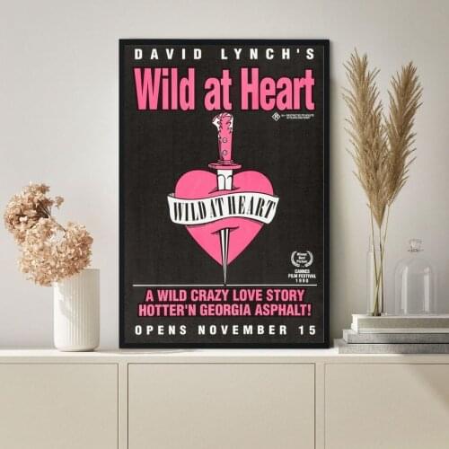 Wild at Heart 1990 David Lynch black comedy romantic-crime Movie Poster Canvas Print Wall Painting Home Decoration