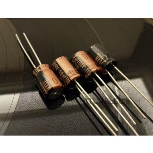 1pc NEW Nichicon MUSE KZ 10uF/100V Electrolytic Capacitors Hi-Fi Audio