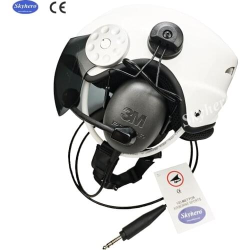 3M Paramotoring 31dB Hearing Protetction Headset Free Shipping EN966 Standard Noise Cancelling Paramotor Helmet PPG Helmet