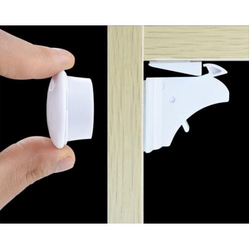 Magnetic Child Lock Children Protection Baby Safety Lock Drawer Latch Cabinet Door Lock Limiter Children Security Locks