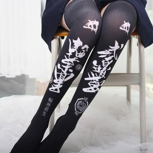 Fashion Women Lolita Over-knee Stockings Japanese Styles Thigh High Long Stockings Cosplay For Girls Anime Kawaii Cute Sweet 5SW