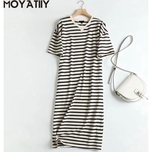 Свободные летние платья MOYATIIY China At AliExpress