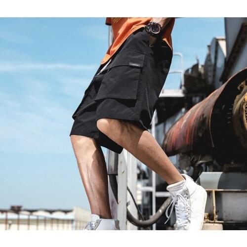 MRMT 2021 Brand Summer Mens Casual Loose Multi-pocket Five Pants Short Pants for Male Beach Pants