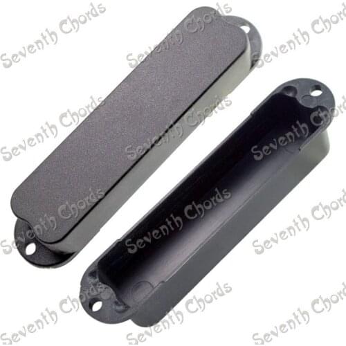 A Set of 3 Pcs New Style Black Sealed Closed Type Electric Guitar Single Coil Pickup Covers/Lid/Shell/Top