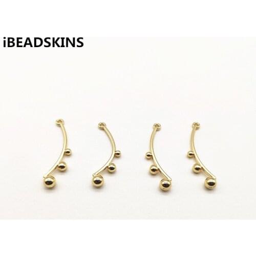 New arrival! 37x6mm 100pcs Twist shape charm for stud earrings,earrings accessories,Earring parts DIY hand Made earring making