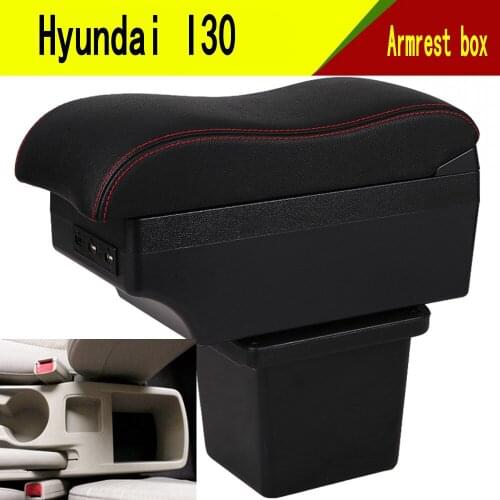 For Car Hyundai I30 I30cw Armrest Box central Store content Storage arm support elbow rest