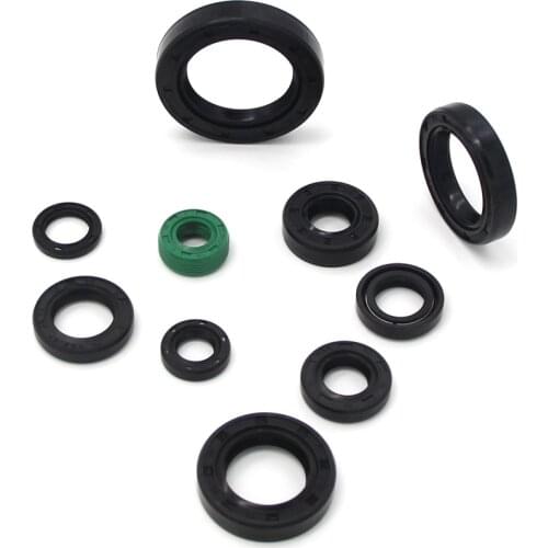 Motorcycle CR125R full complete engine oil seal rubber gear shaft seal for Honda CR125R 1987-2003 Motor Accessories