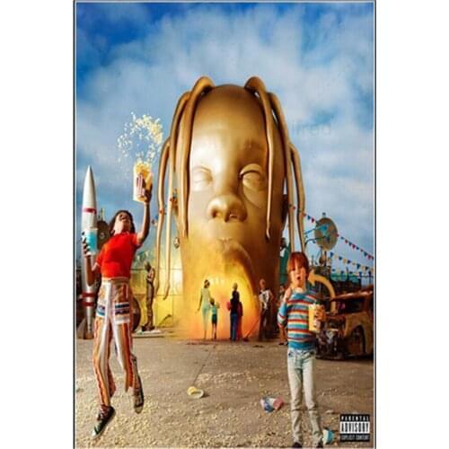 Poster Travis Scott 5D Diamond Painting Music Album Diamond Mosaic Diy Full Round Diamond Embroidery Cross Stitch Home Decor