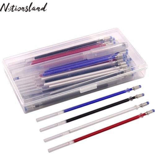 Heat Erase Pens with 40 Heat Erasable Fabric Refills Marking for Sewing Quilting and Dressmaking Leather Marker Pen Sewing Tool
