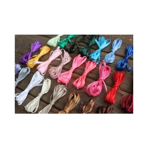 Dailylike 0.3cm Silk Satin Ribbon for Wedding Party DIY Decoration Invitation Card Handmade Gift Wrapping Scrapbooking Supplies