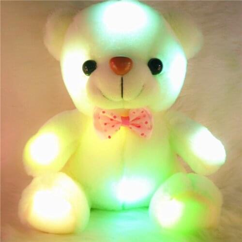 Led The bear stuffed plush toys Light colored LED cute plush toy bear shine plush bear plush toy bear birthday gift