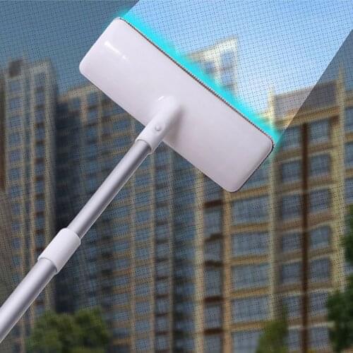 YOREDE Telescopic Screen Window Cleaning Brush Portable Flannel Brush For Washing Windows Wet Or Dry Usage Home Cleaning Product