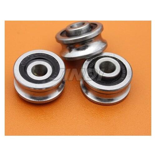 The outer ring groove U embroidery machine special guide wheel bearing SG15/V17RS 5*17*8mm
