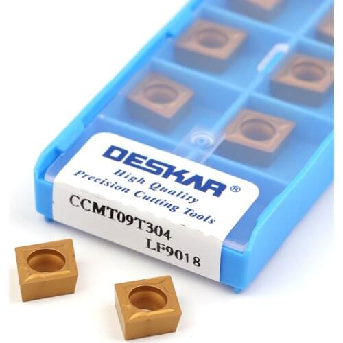 CCMT09T304 CCMT09T308 LF6018 LF9018 High quality Turning Cutting inserts CNC turning tools Carbide alloy cutting turning blades