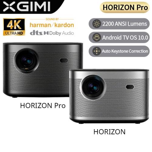 XGIMI HORIZON Pro 4K UHD Projector Screenles TV HORIZON 1080P DLP Global Version Android TV 10.0 Home Beamer Theater