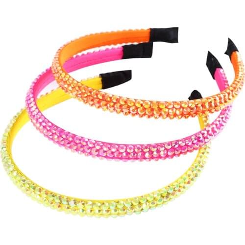 MOLANS Crystal Beaded Headband For Women New Hairbands Bezel Handmade Shiny Rhinestone Hair Accessories