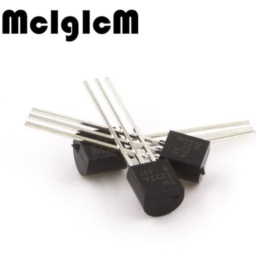 MCIGICM 5000pcs 2N2222A in-line triode transistor NPN switching transistors TO-92 0.6A 30V NPN 2N2222
