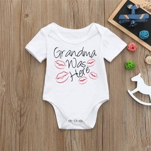 DERMSPE 2019 New Lovely Baby Boys Clothing Newborn Romper Short Sleeve Months Baby Girls Clothes Fashion