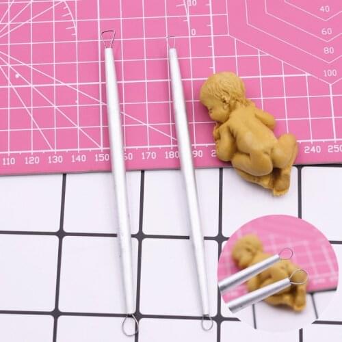 Clay Ribbon Sculpting Tool Kit for Pottery Ceramic Modeling Sculpture Carving Wire End Loop Detail Texture Trimming Tools Set