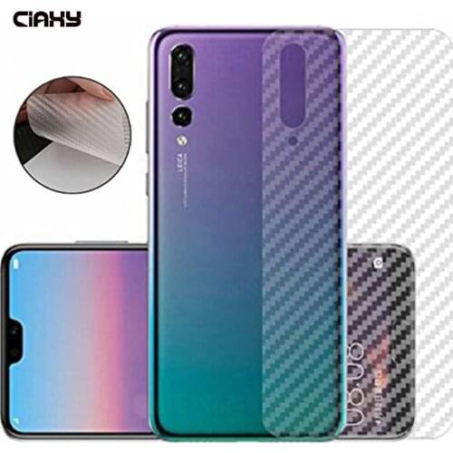 10Pcs/lot 3D Carbon Fiber Back Screen Protector Film For Huawei P Smart 2019 P30 P20 Pro Full Glass Huawei Honor 20 Pro View 20