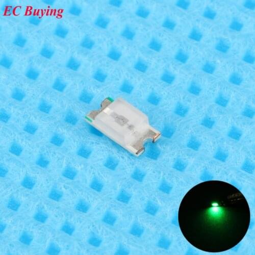 100 pcs 0805(2012) Green LED SMD Chip Bulb Lamp Surface Mount SMT Bead Ultra Bright Light Emitting Diode LED DIY Practice Hight