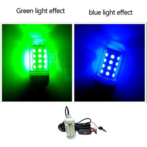 108pcs 2835 LED Underwater Fishing Light Lures Fish Finder Lamp Attracts Prawns Squid Krill 12V Fishing Light (4 Colors )