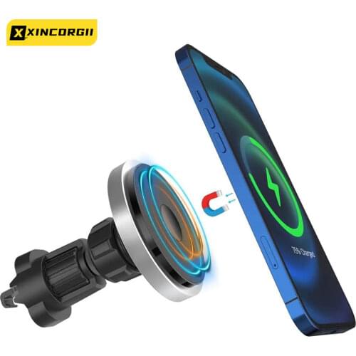 15W Magnetic Wireless Car Charger Mount QI Charger Phone Holder Magnet Car for iPhone 12 Series