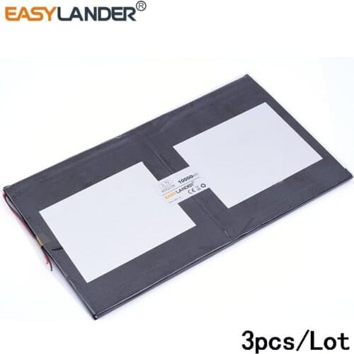 3pcs/Lot 3.7V 10000mAH 4592158 polymer lithium ion battery Li-ion battery for tablet pc 9.7 inch 10.1 inch video game IPAQ