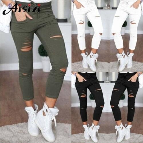 Женские узкие брюки AisiyiFushi China At AliExpress