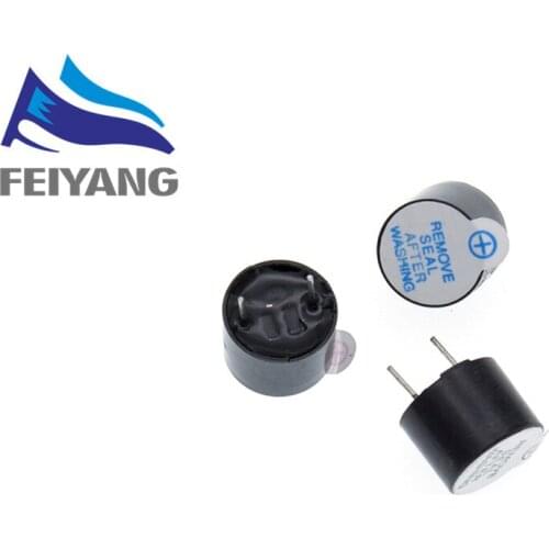 10pcs 5v Active Buzzer Magnetic Long Continous Beep Tone Alarm Ringer 12mm MINI Active Piezo Buzzers Fit For Computers Printers