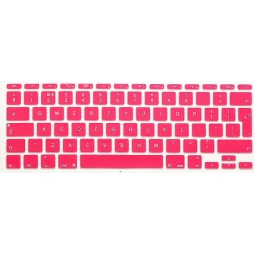 English UK EU Silicone Keyboard Cover For Apple Mac MacBook Air 11 11.6" A1370 A1465 Model Euro/ISO Layout Protective Film