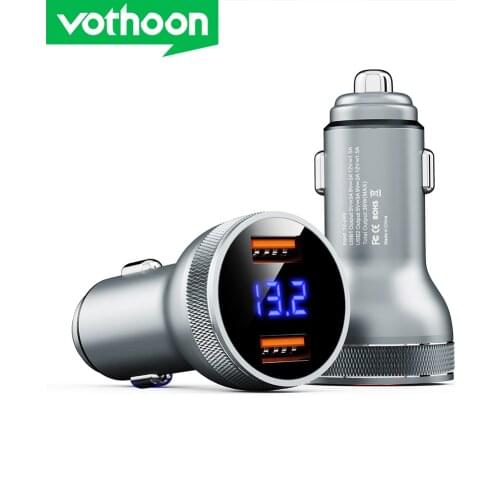 Vothoon 36W USB Car Charger For Xiaomi Samsung S20 QC 4.0 3.0 Type C PD Car Charger For iPhone 12 XS 8 PD Charger