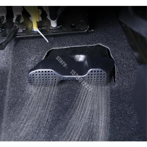 ABS seat under the air outlet protection cover anti-blocking leak-proof cover For Mitsubishi Eclipse Cross 2018 2019 Car styling