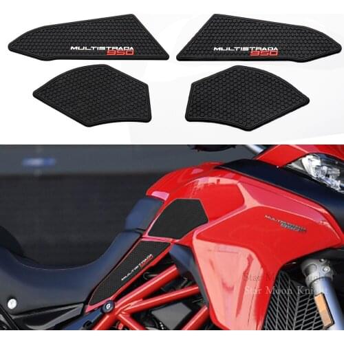 Motorcycle Side Fuel Tank Pad For DUCATI MULTISTRADA 950 950S 2019 - 2021 Tank Pads Protector Stickers Knee Grip Traction Pad