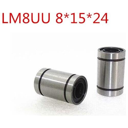 10Pcs LM8UU 8*15*24 SDM6UU/8UU/10UU/12UU/13UU
