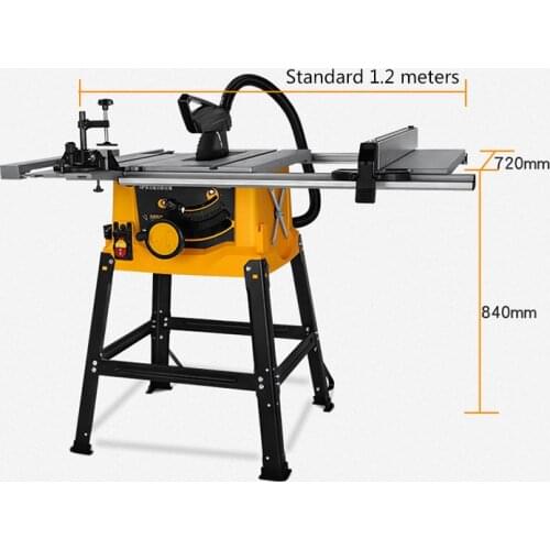 10 Inch Portable Woodworking Table Saw 1800w Electric Saw Electric Sliding Sliding Table Saw Woodworking Cutting Machine Tool