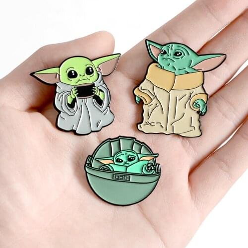 2020 New Hot-selling Star Wars Baby Badge With Personality And Uniqueness Brooch Lapel Pin Gift For Friends