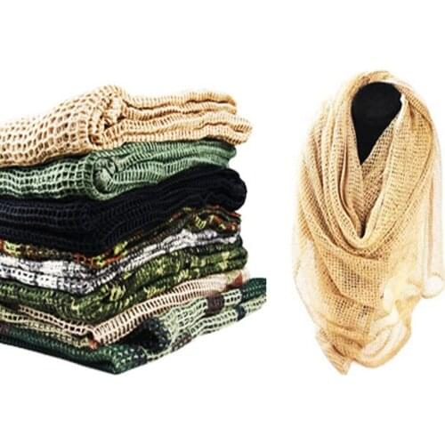 New Jungle Camouflage Men Mesh Scarf AutumnWarm Neck Army Muffler Scarfs Winter Mens Military Tactical camo Shawl Scarves Wrap