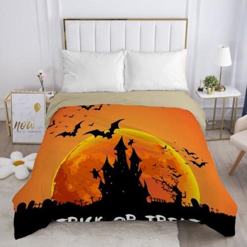 Cartoon Hallowmas Childrens Duvet cover Quilt/Blanket/Comfortable Case Bedding for kids baby boy girls 140x200 for Home TREAT