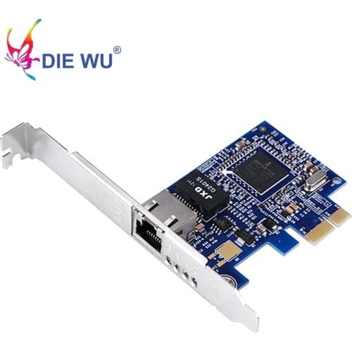 DIEWU Network card with Boardcom BCM5721 chip PCI-E Desktop 1 Gigabit Ethernet Network Card Adapters Slot RJ45 NIC