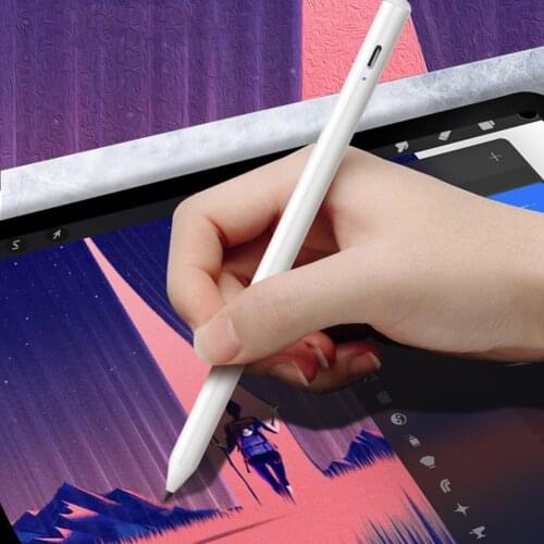 Rechargeable Active Stylus Touch Pen Portable Palm Rejection Rechargeable Writing Painting Tablet Stylus Pen for iPad