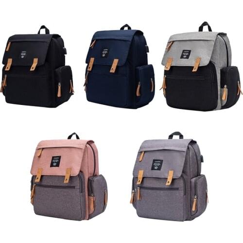 Mommy Baby Diaper Bag Multifunctional Folding Travel Backpack Large Capacity Nappy Maternity Care Pregnant Women Nursing Bags