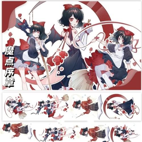 7cmx2m Pretty Magic Girl Washi Tape Special Ink Japanese Paper