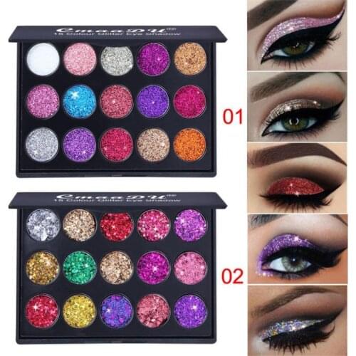 1 PC Eye shadow Palette Shimmer Glitter Eye Shadow Powder Palette Matte Eyeshadow maquiagem profissional Cosmetic Makeup