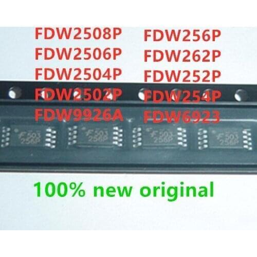 50PCS FDW2508P FDW2506P FDW2504P FDW2502P FDW256P FDW262P FDW252P FDW254P FDW6923 FDW9926A