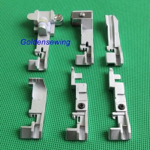 6 set FEET for Singer Overlock Serger 14CG754 14SH654 14U555 14U557 Consew 14TU